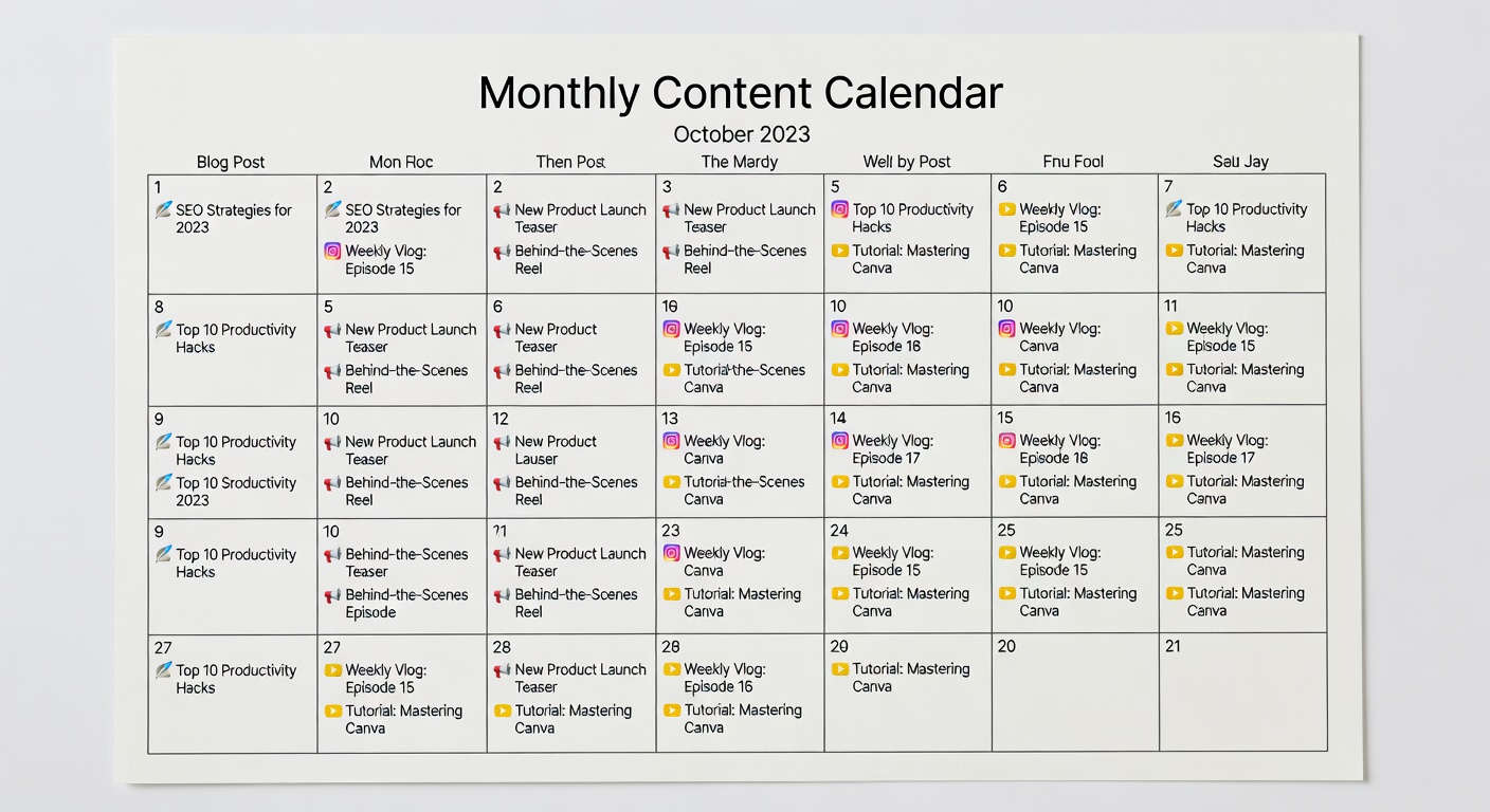 Monthly Calendar