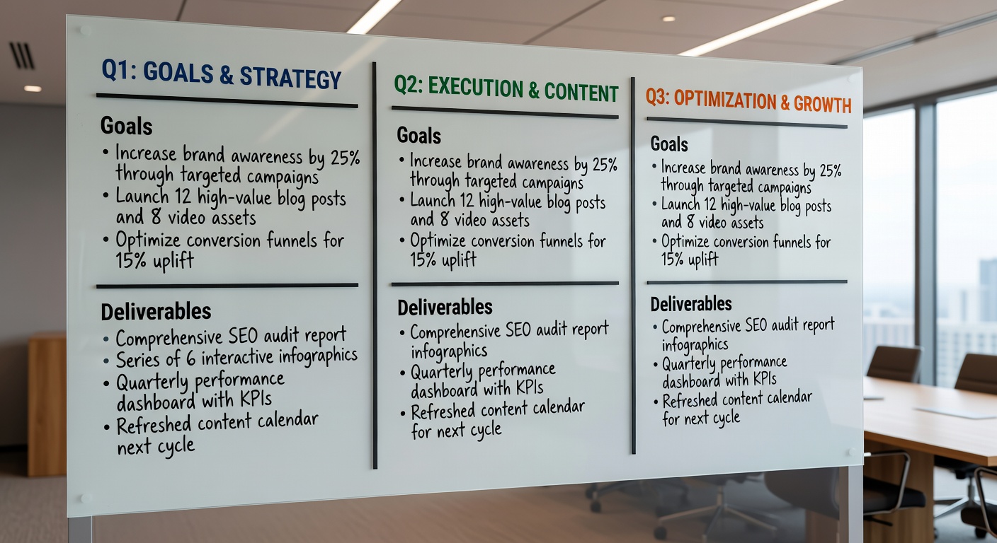 Quarterly Content Roadmap